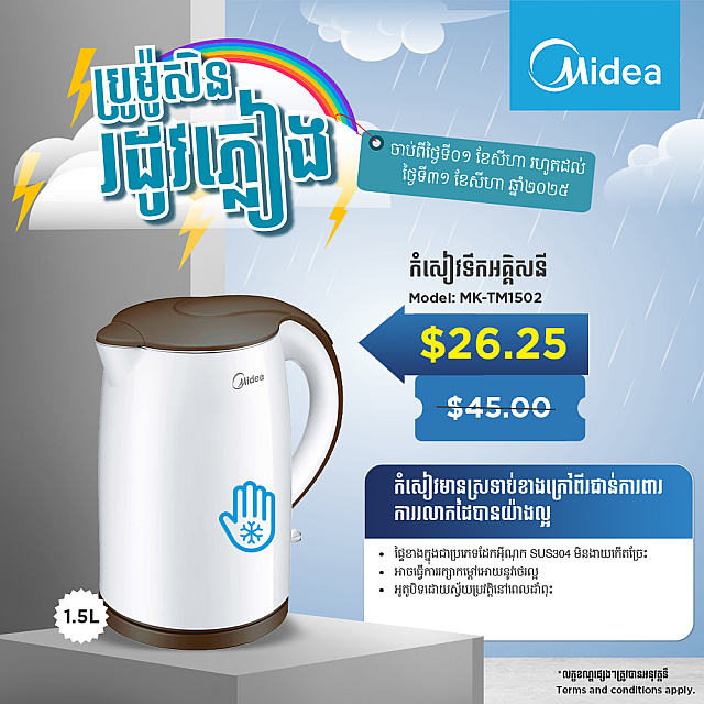 Midea Kettle (1.5L)